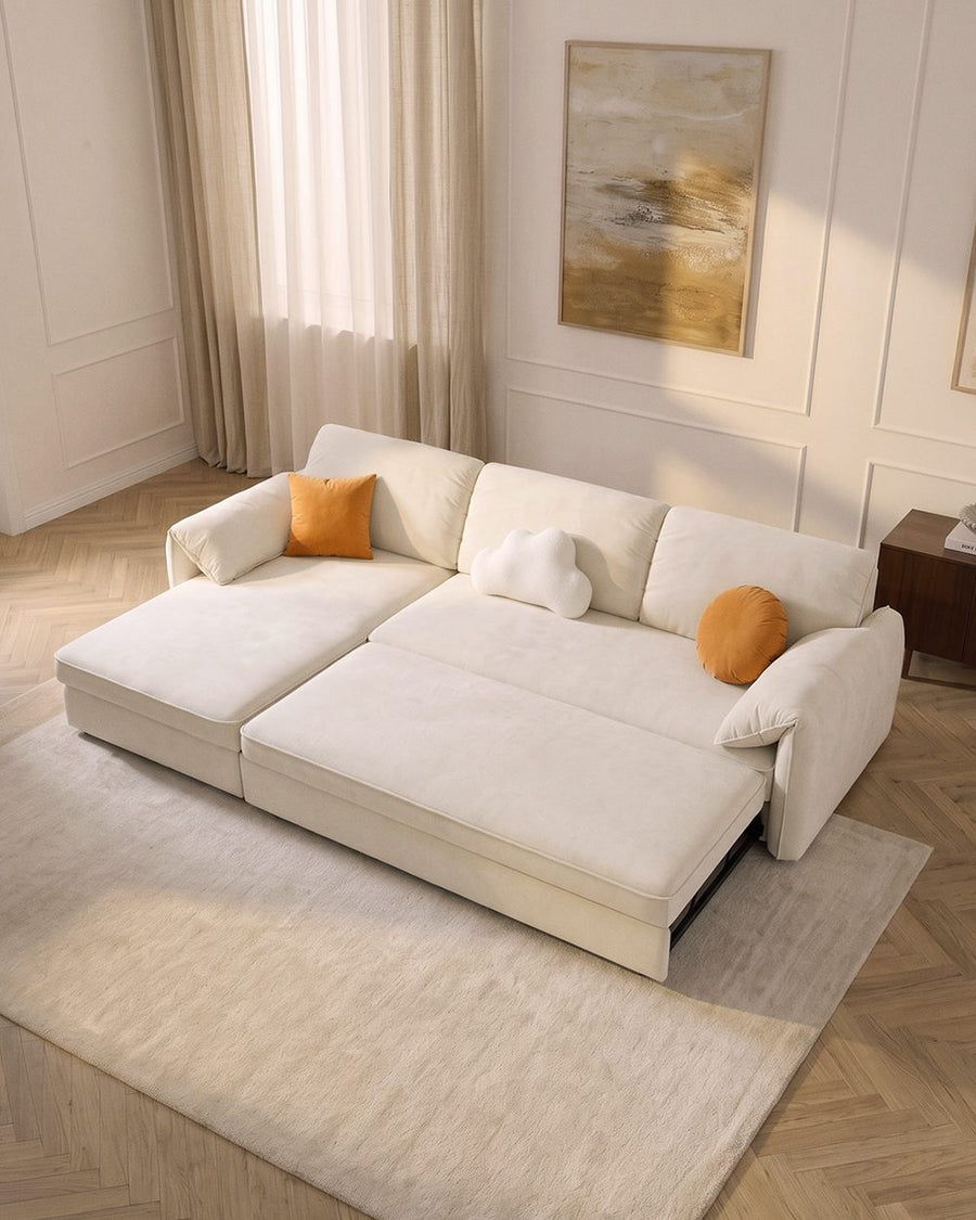 Bhatnagar Three Seater Corner Sofa Bed With Storage 产品图 14