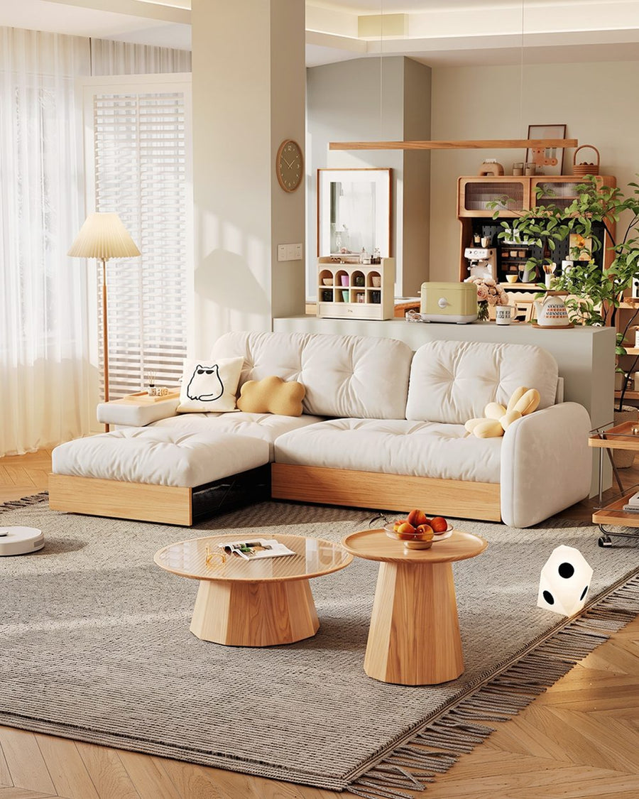 Caballero Three Seater Corner Sofa Bed, Three Seater Sofa, Leathaire 产品图 10