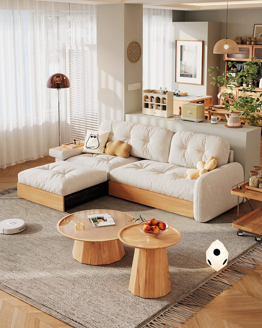 Caballero Three Seater Corner Sofa Bed, Three Seater Sofa, Leathaire 产品图 12