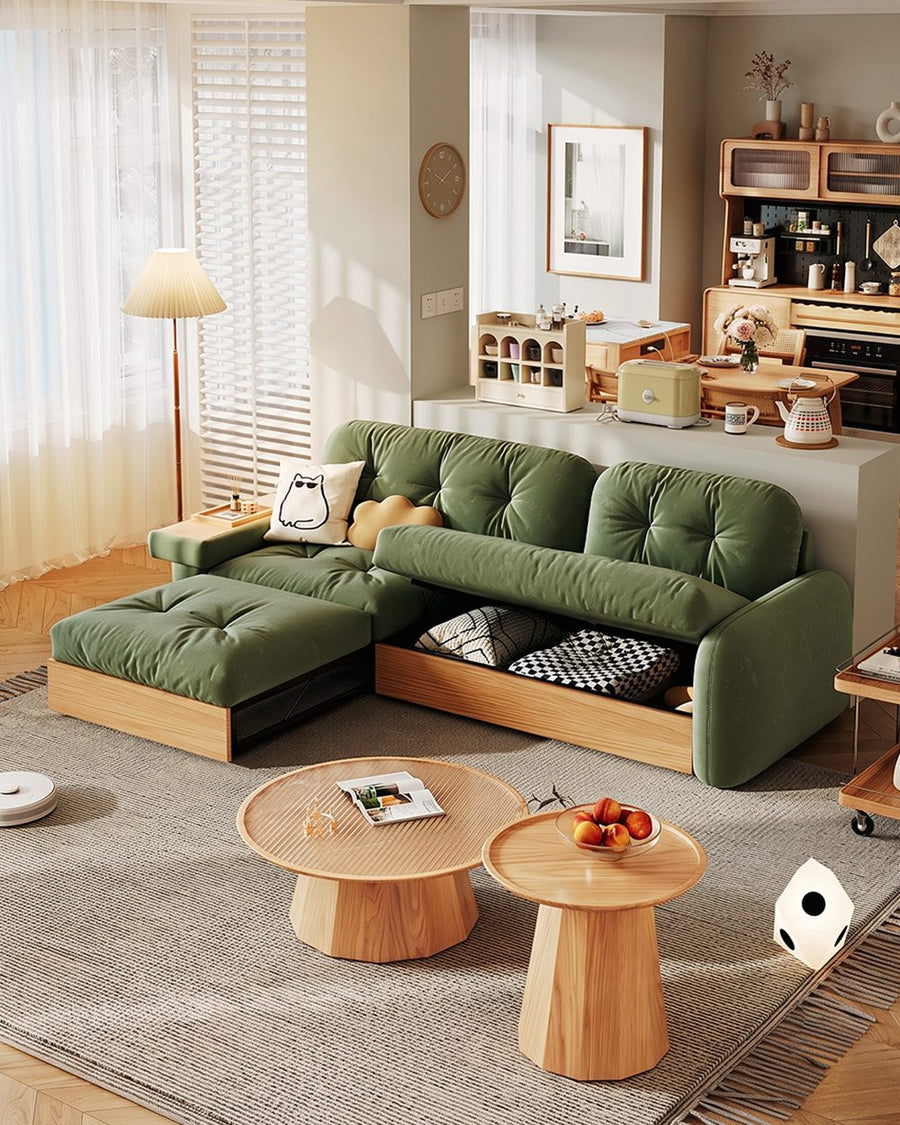 Caballero Three Seater Corner Sofa Bed, Three Seater Sofa, Leathaire 产品图 14