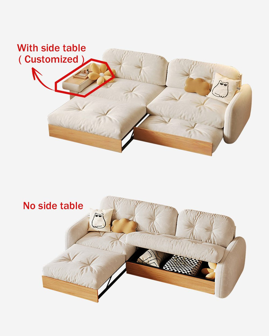 Caballero Three Seater Corner Sofa Bed, Three Seater Sofa, Leathaire 产品图 15