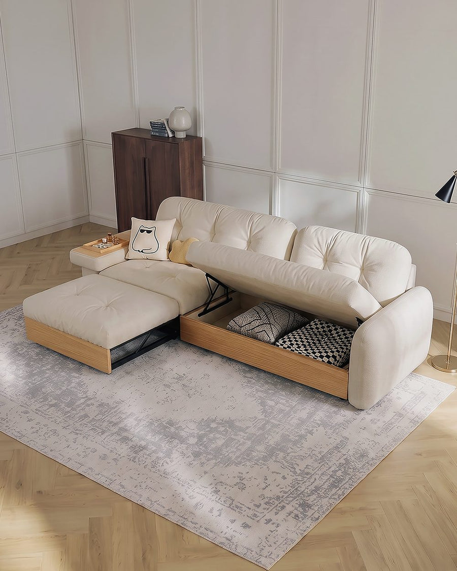 Caballero Three Seater Corner Sofa Bed, Three Seater Sofa, Leathaire 产品图 16