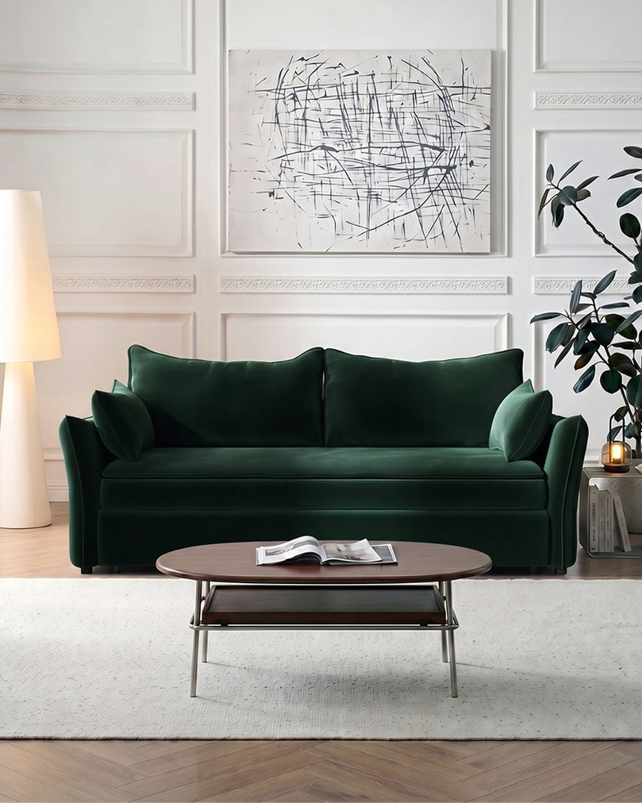 Matsuoka Two Seater Sofa Bed, Pull Out Sleeper Sofa Bed 产品图 19