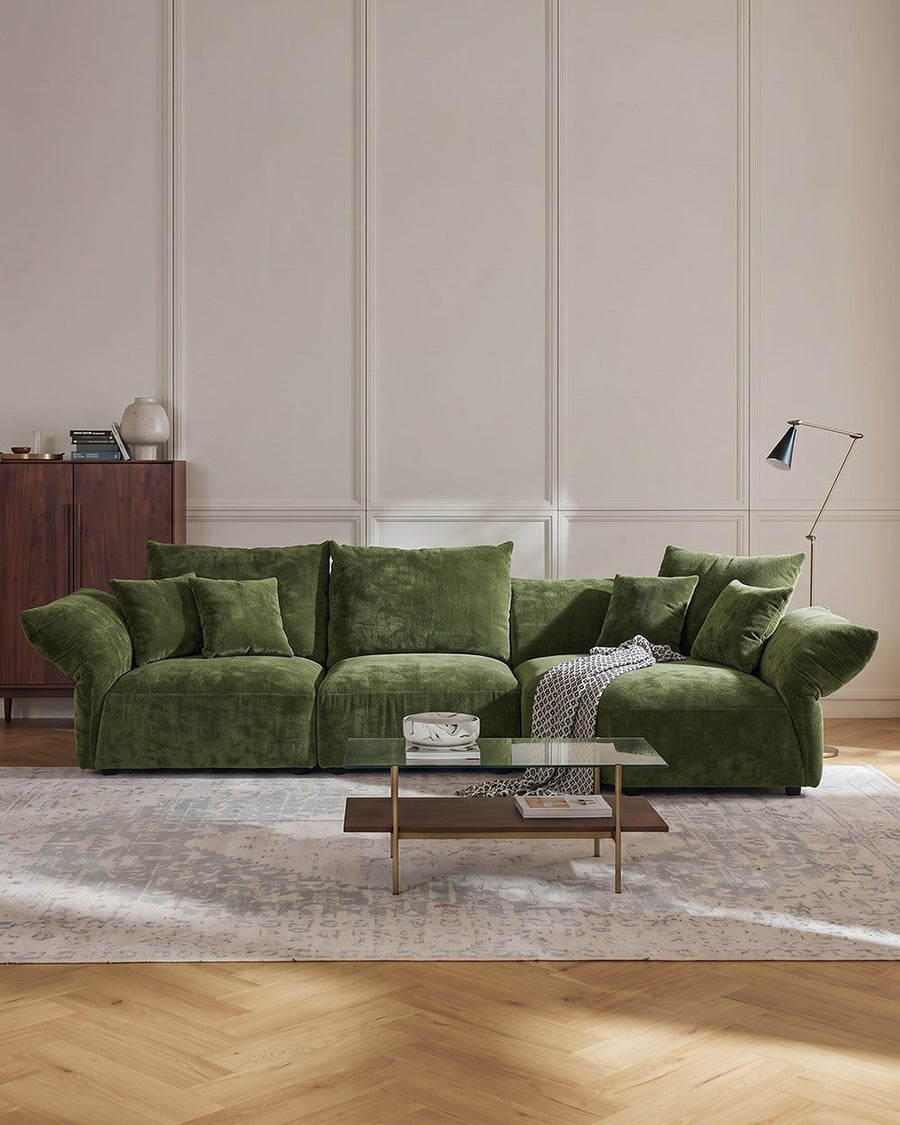 Berisha Petal Three Seater Corner Sofa, Four Seater Curved Sofa 产品图 17