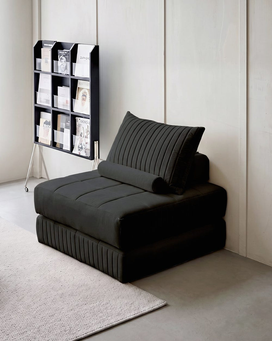 Rios Lazy Sofa Bed, Single Sofa Bed, Leathaire 产品图 13