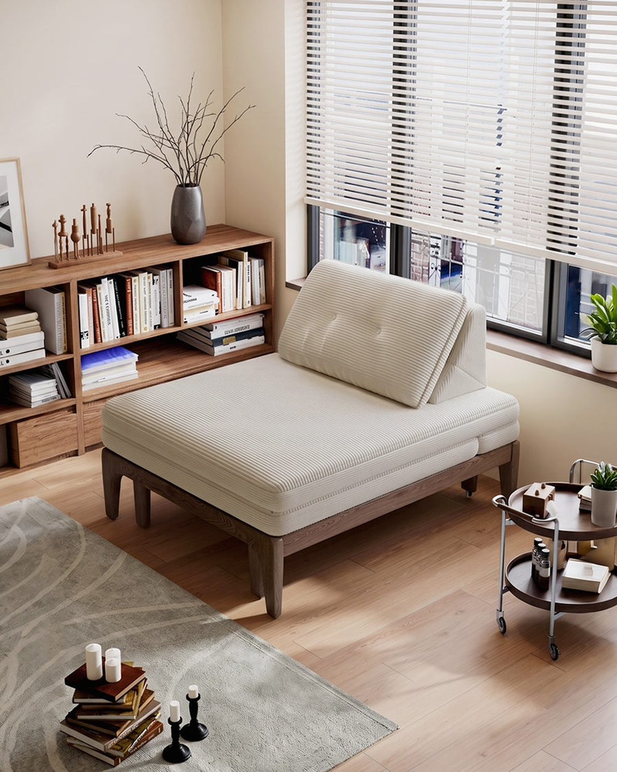 Ranjan Single Sofa Bed, Small 2 Seater Sofa Bed, Corduroy 产品图 8