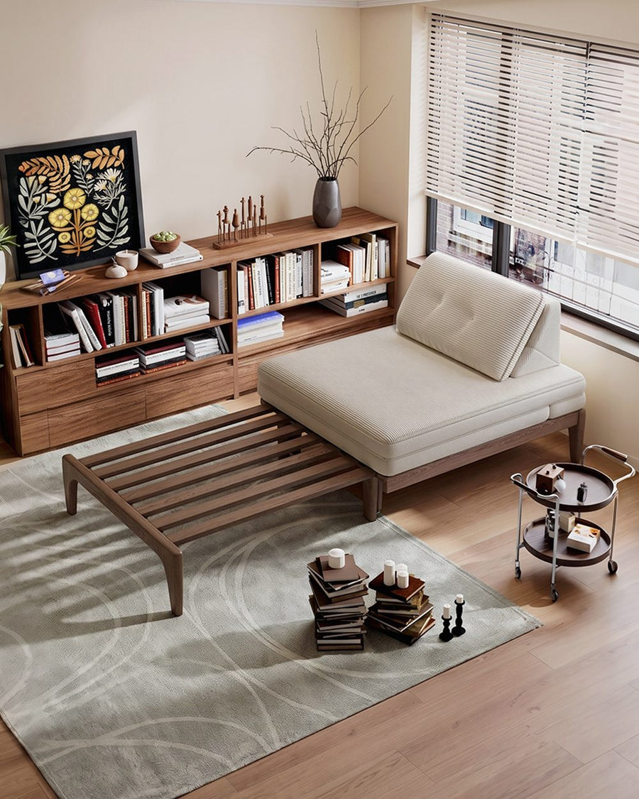 Ranjan Single Sofa Bed, Small 2 Seater Sofa Bed, Corduroy 产品图 9