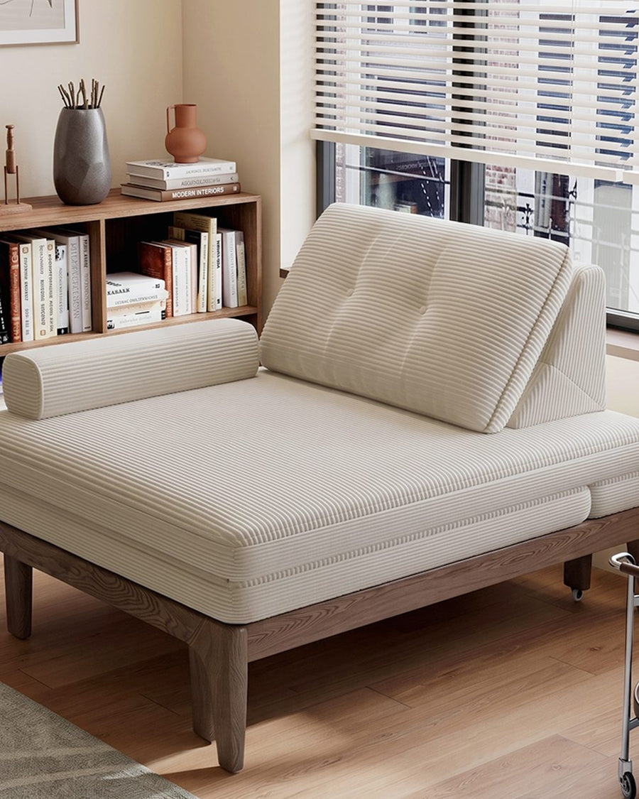 Ranjan Single Sofa Bed, Small 2 Seater Sofa Bed, Corduroy 产品图 16