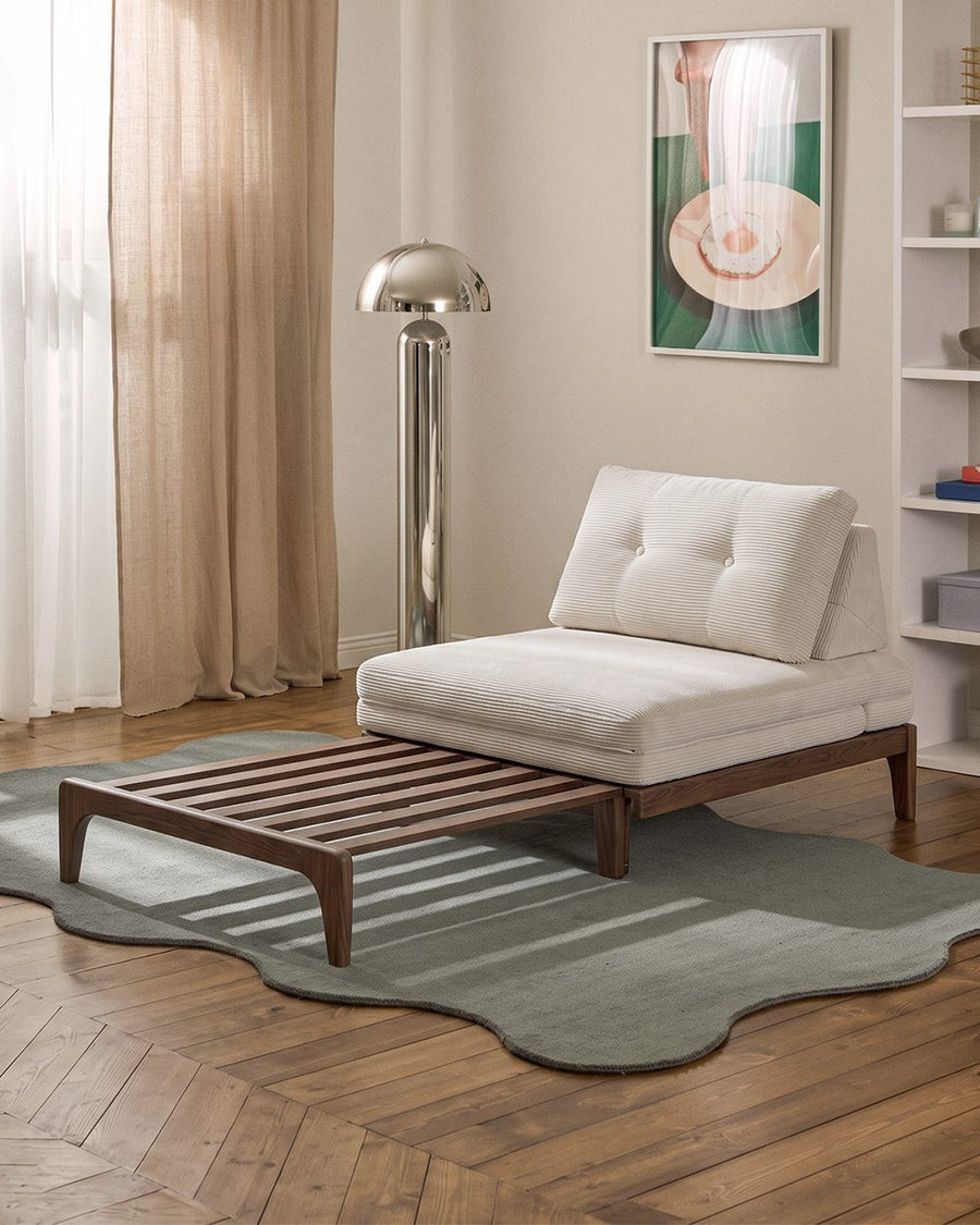 Ranjan Single Sofa Bed, Small 2 Seater Sofa Bed, Corduroy 产品图 16