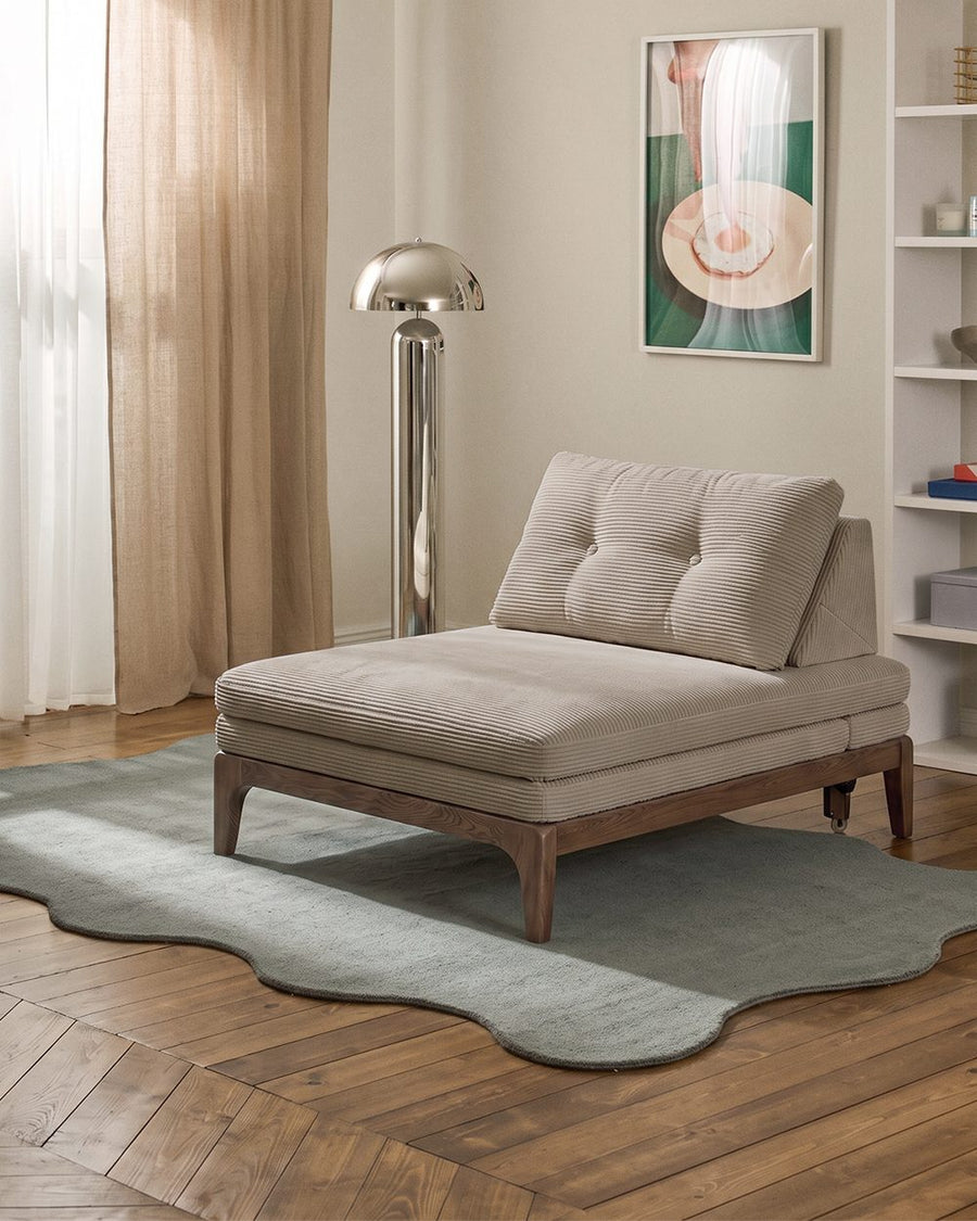 Ranjan Single Sofa Bed, Small 2 Seater Sofa Bed, Corduroy 产品图 20