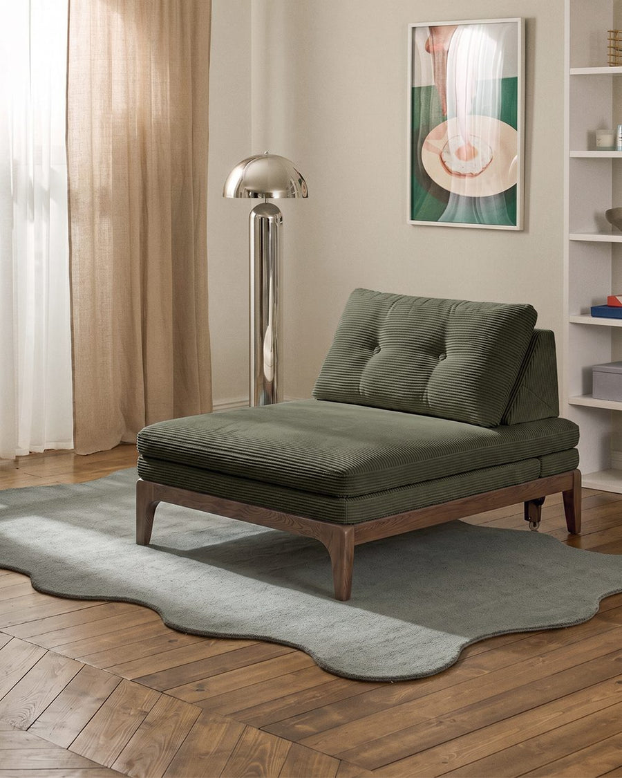 Ranjan Single Sofa Bed, Small 2 Seater Sofa Bed, Corduroy 产品图 22