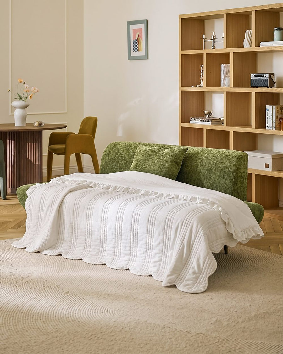 Qadir Deformable Sofa Bed, Armchair, Green 产品图 12