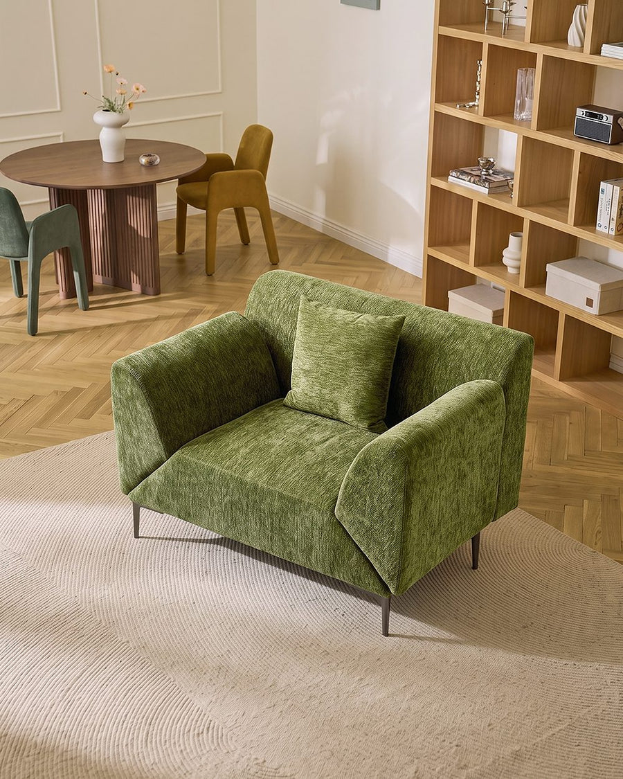 Qadir Deformable Sofa Bed, Armchair, Green 产品图 13