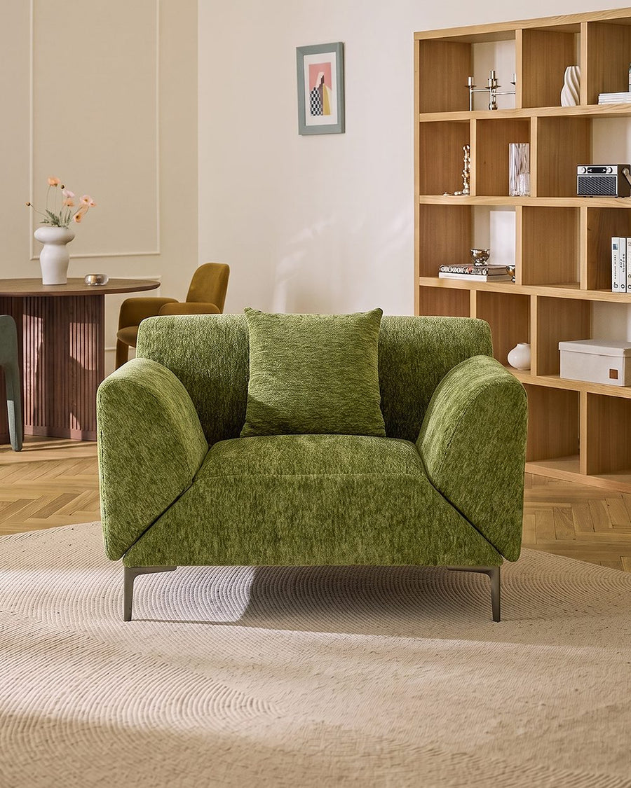 Qadir Deformable Sofa Bed, Armchair, Green 产品图 14