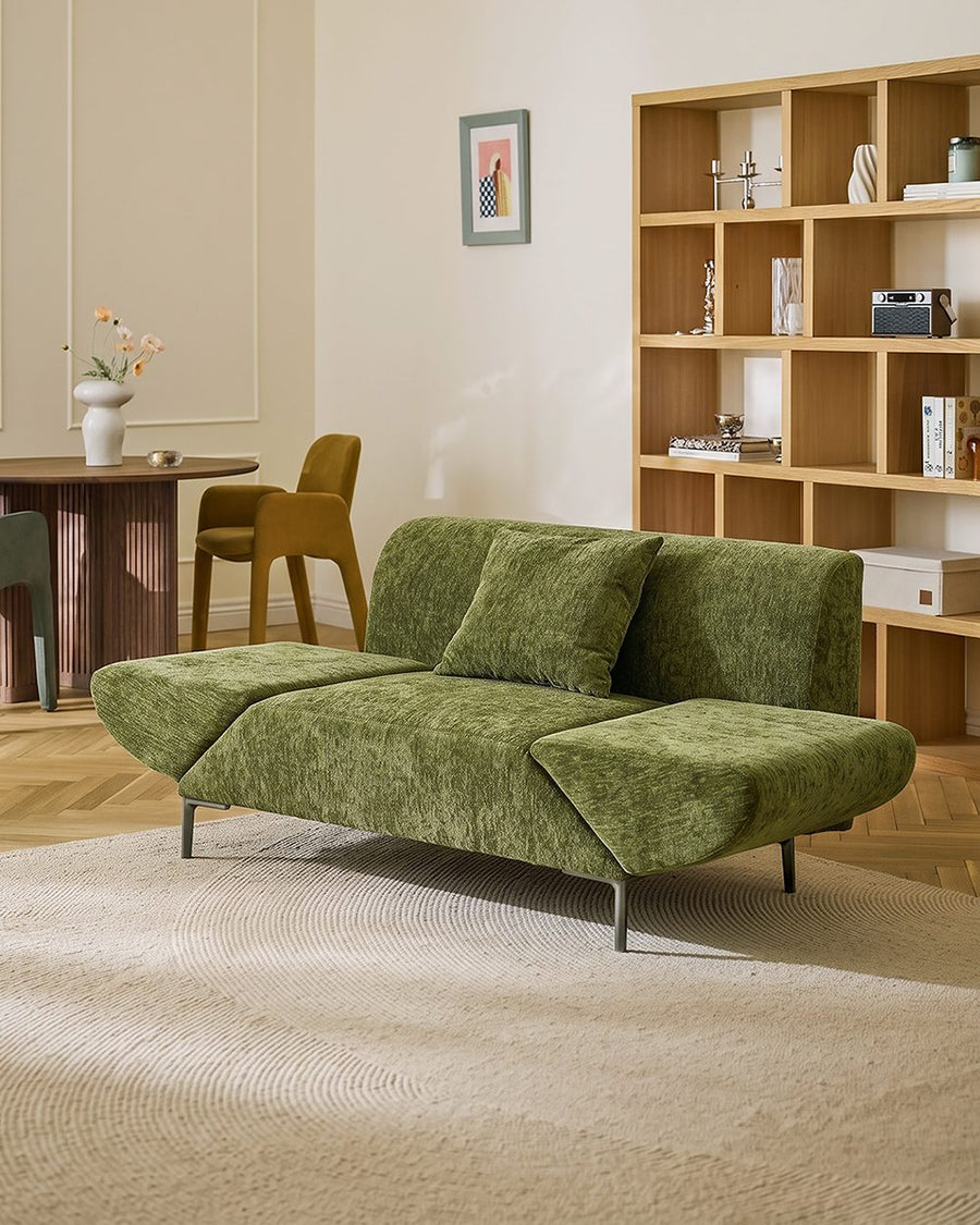 Qadir Deformable Sofa Bed, Armchair, Green 产品图 16