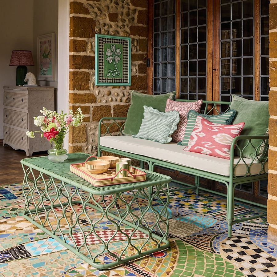 Rizzo Garden Outdoor Sofa Set, Green 产品图 17