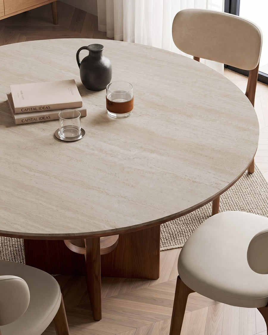 Toure Round Dining Table, Sintered Stone 产品图 11