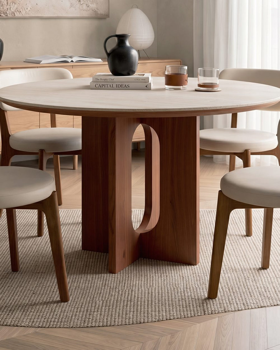 Toure Round Dining Table, Sintered Stone 产品图 12