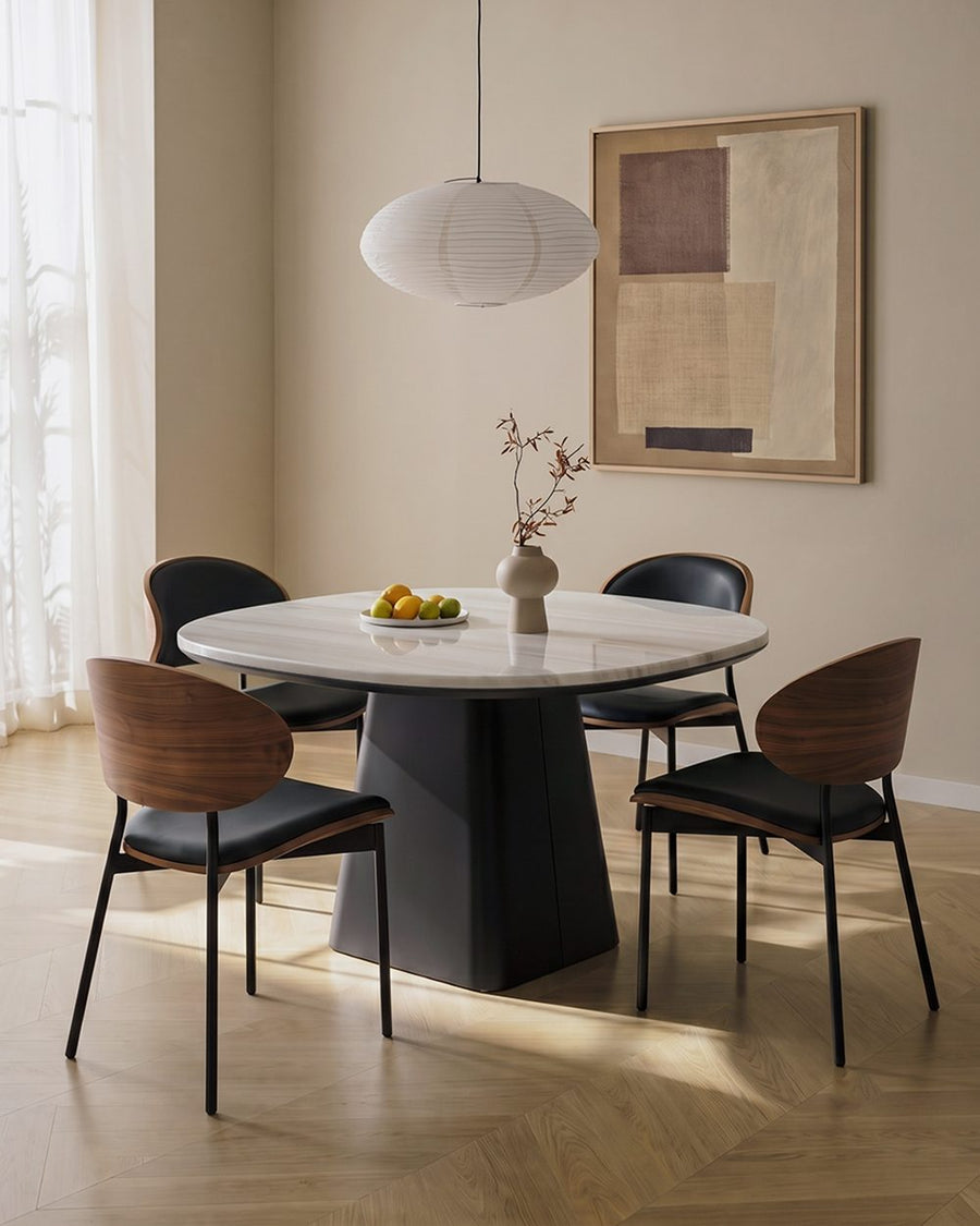 Prabal Square Dining Table, Marble 产品图 10