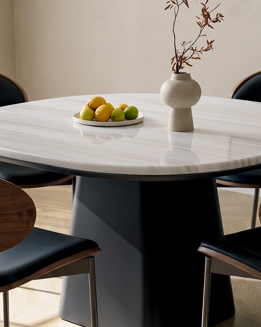 Prabal Square Dining Table, Marble 产品图 14