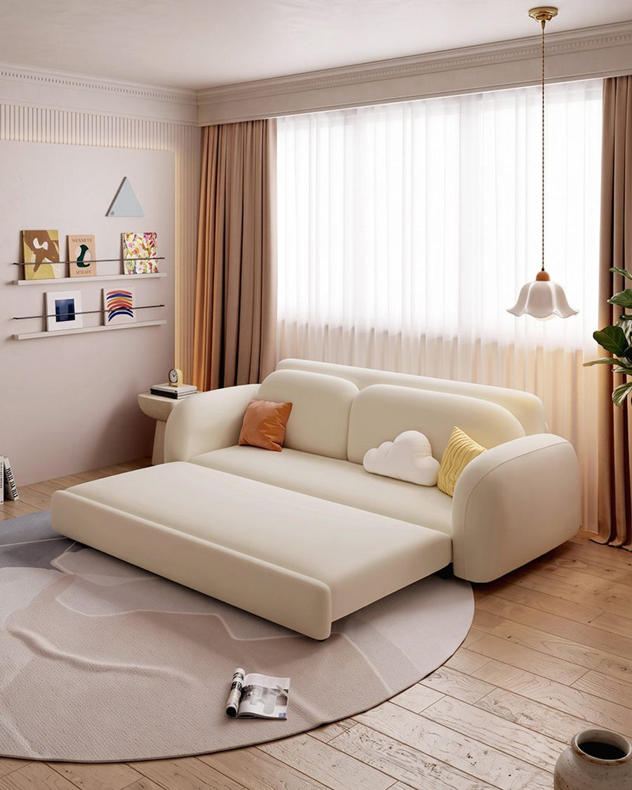 Soft Cloud Two Seater Sofa Bed, Orange (Clearance) 产品图 11