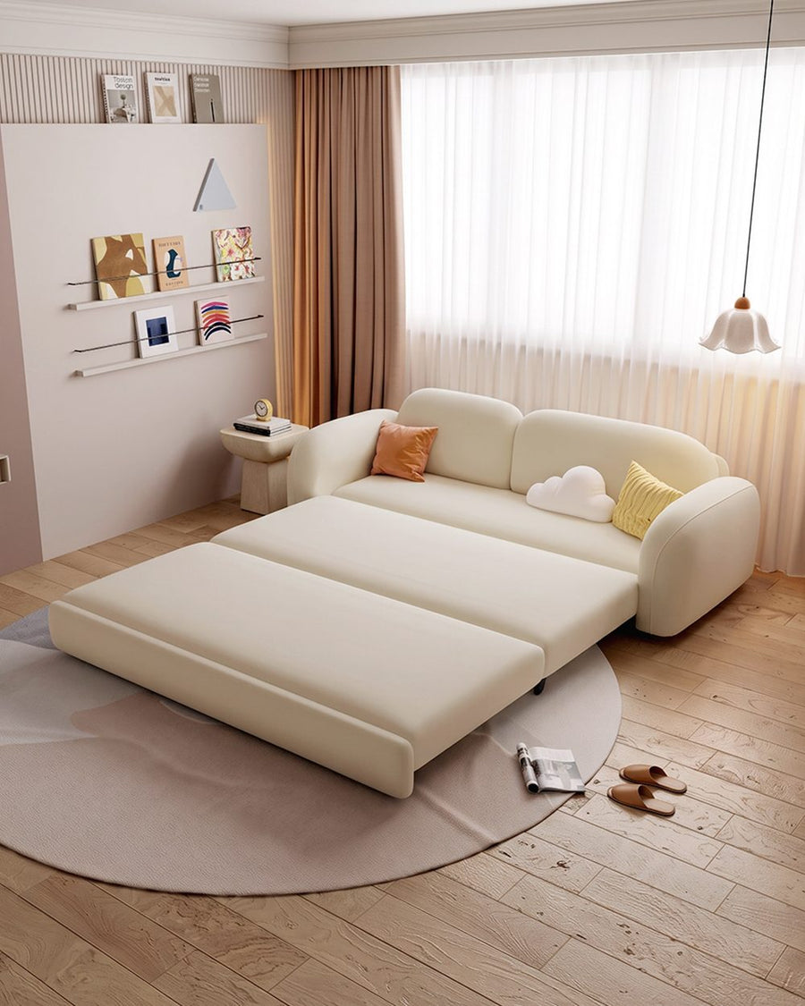 Soft Cloud Two Seater Sofa Bed, Orange (Clearance) 产品图 12