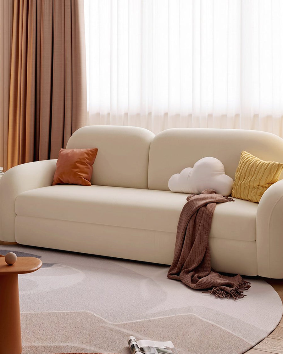Soft Cloud Two Seater Sofa Bed, Orange (Clearance) 产品图 13