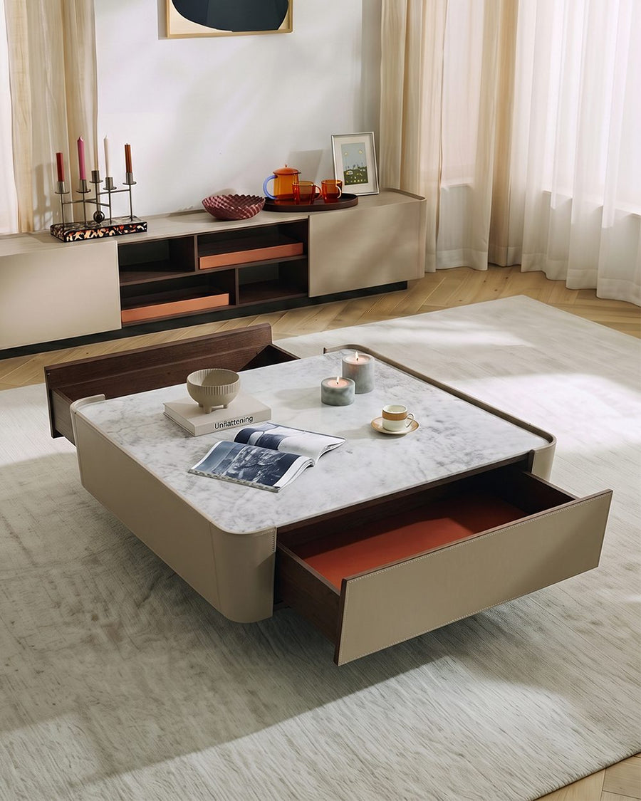 Remi Nesting Coffee table, With TV Stand Set 产品图 15