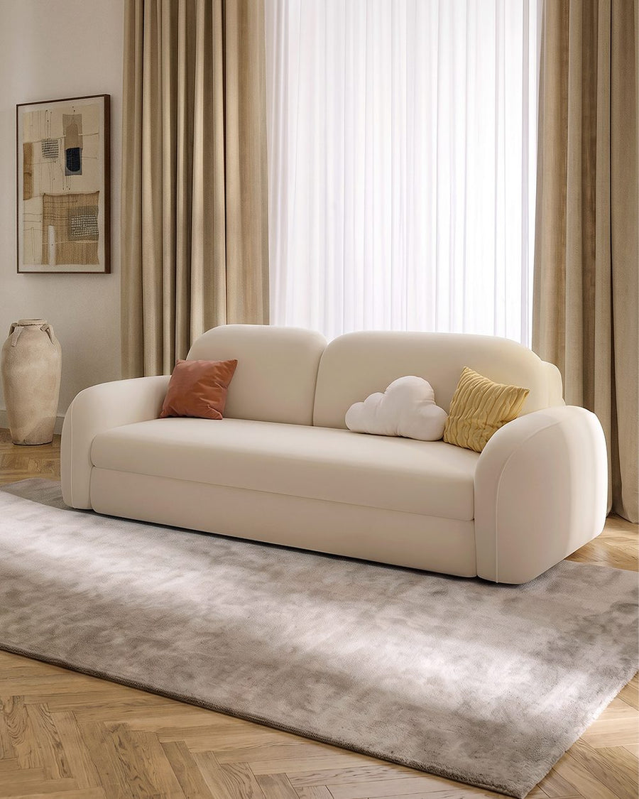 Soft Cloud Two Seater Sofa Bed, Velvet 产品图 12