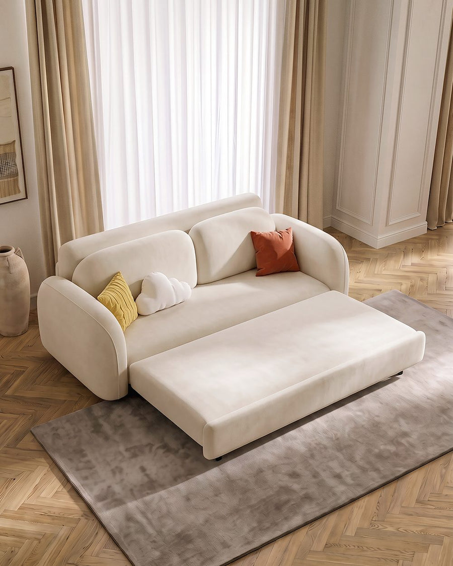 Soft Cloud Two Seater Sofa Bed, Velvet 产品图 16