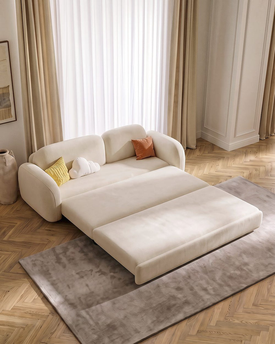 Soft Cloud Two Seater Sofa Bed, Velvet 产品图 17