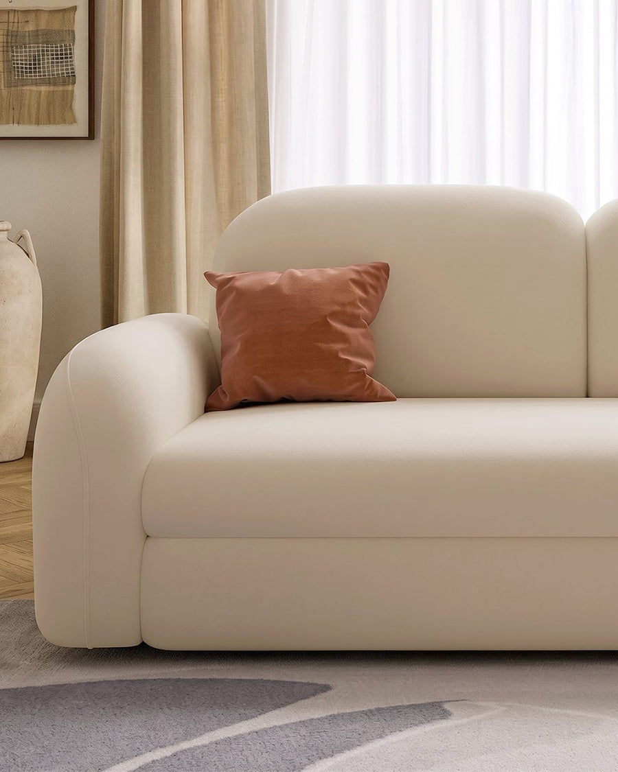Soft Cloud Two Seater Sofa Bed, Velvet 产品图 18