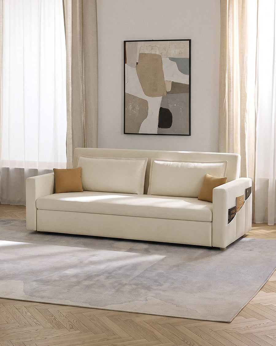 Colbert Two Seater Sofa Bed, Linen 产品图 10