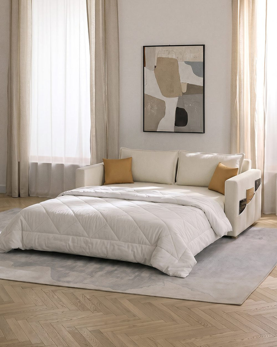 Colbert Two Seater Sofa Bed, Linen 产品图 11