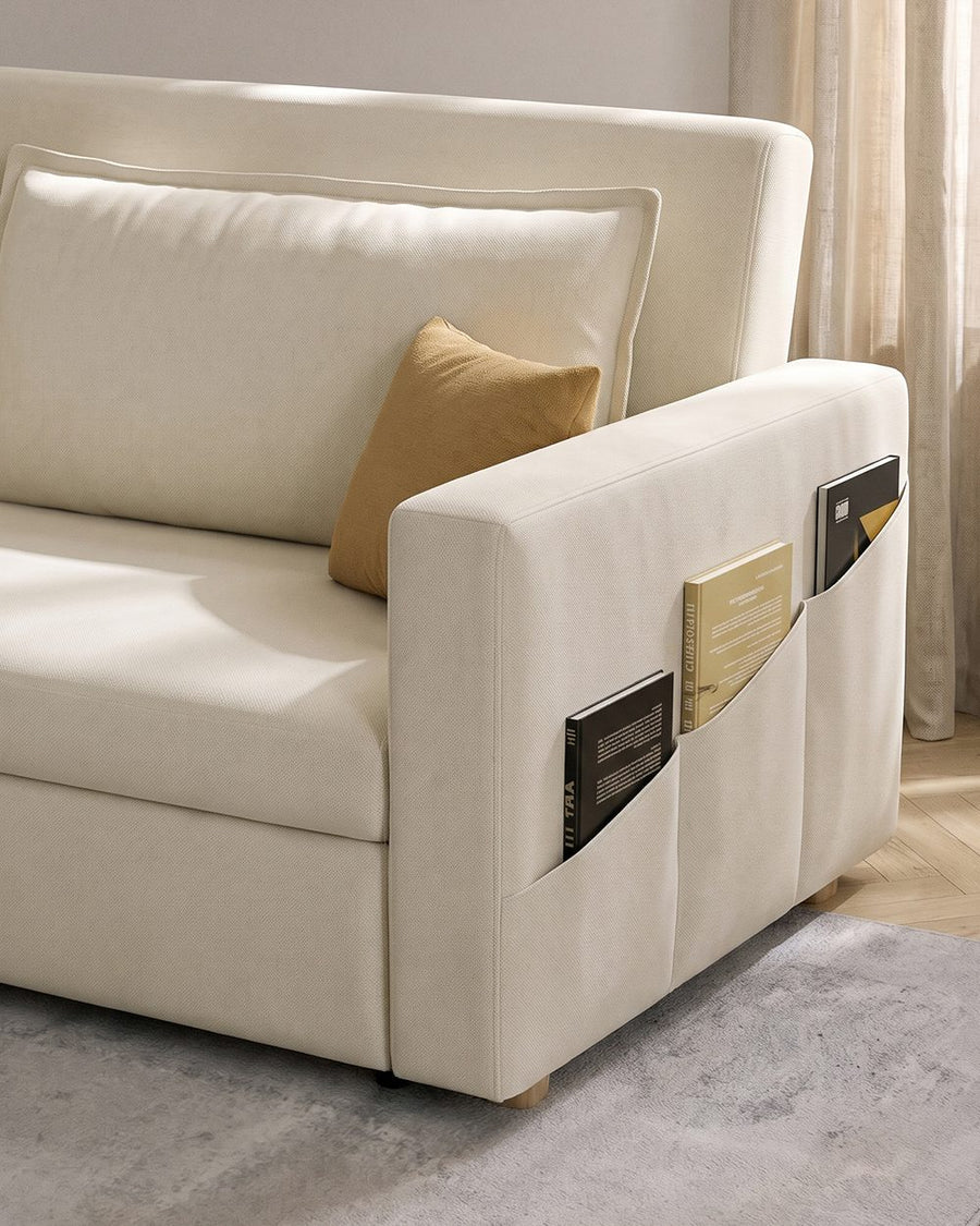 Colbert Two Seater Sofa Bed, Linen 产品图 16