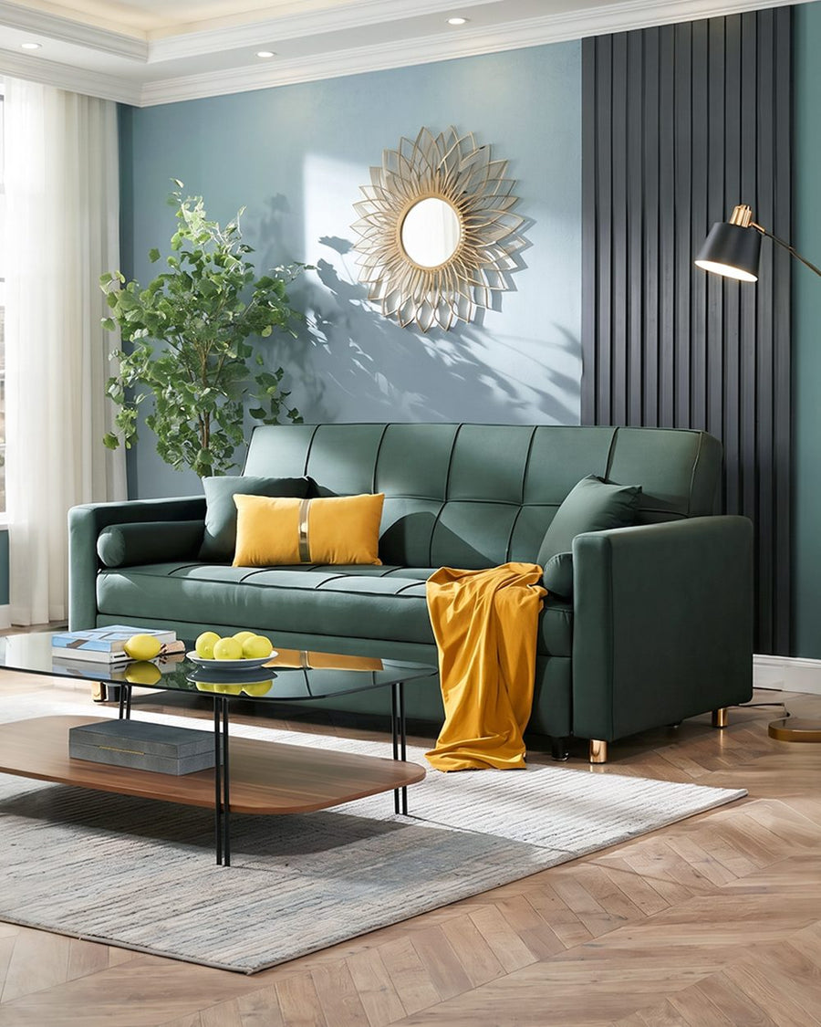 BH155 Three Seater Sofa Bed, Leathaire 产品图 15