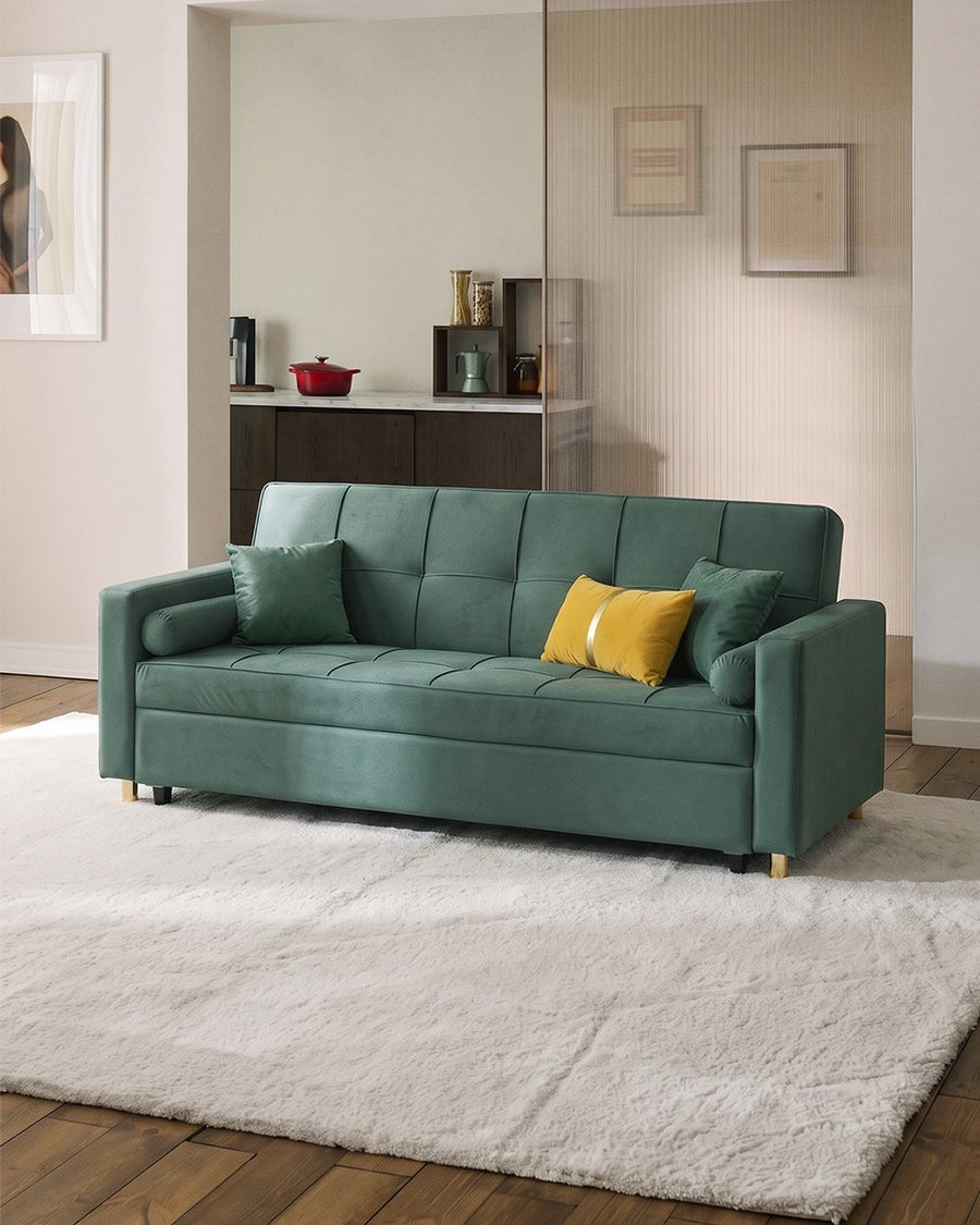 BH155 Three Seater Sofa Bed, Leathaire 产品图 14