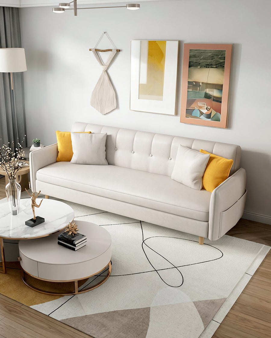 Elijah Four Seater Sofa Bed, Leathaire 产品图 10