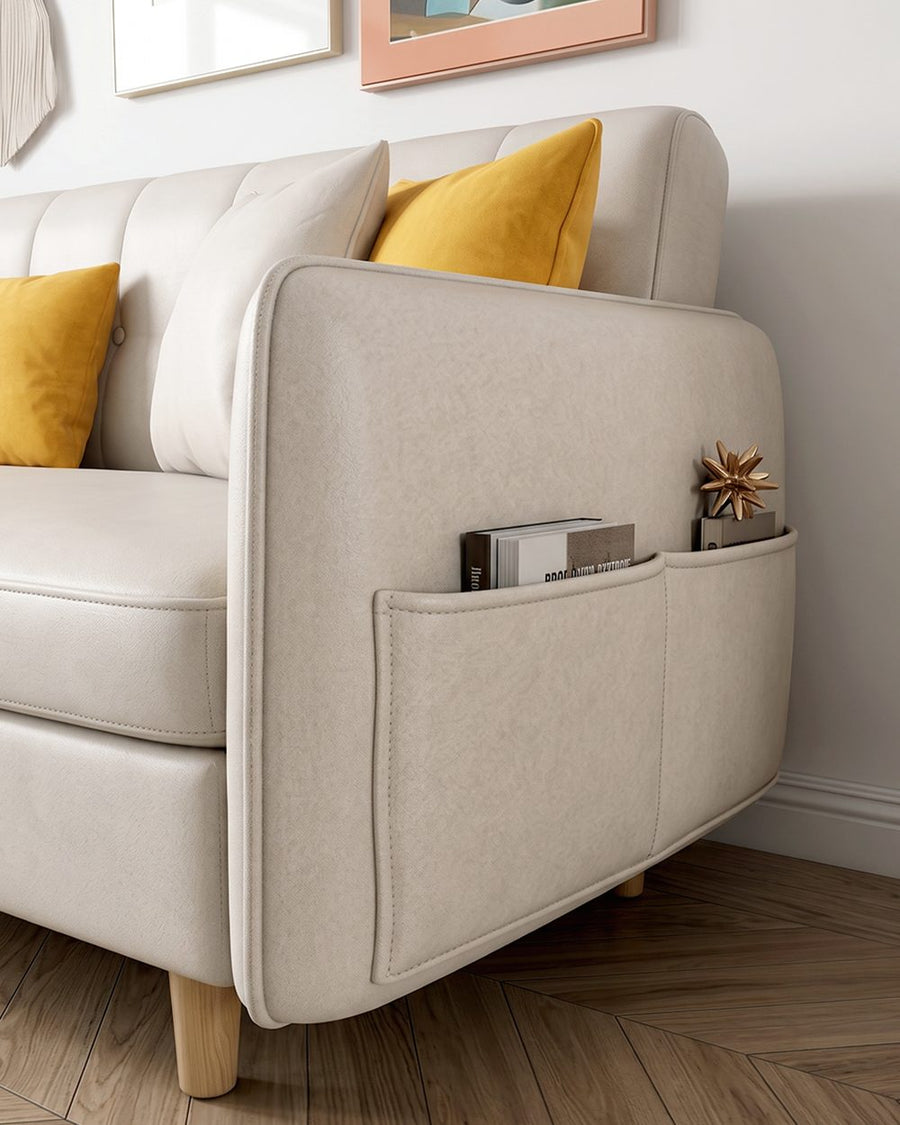 Elijah Four Seater Sofa Bed, Leathaire 产品图 15