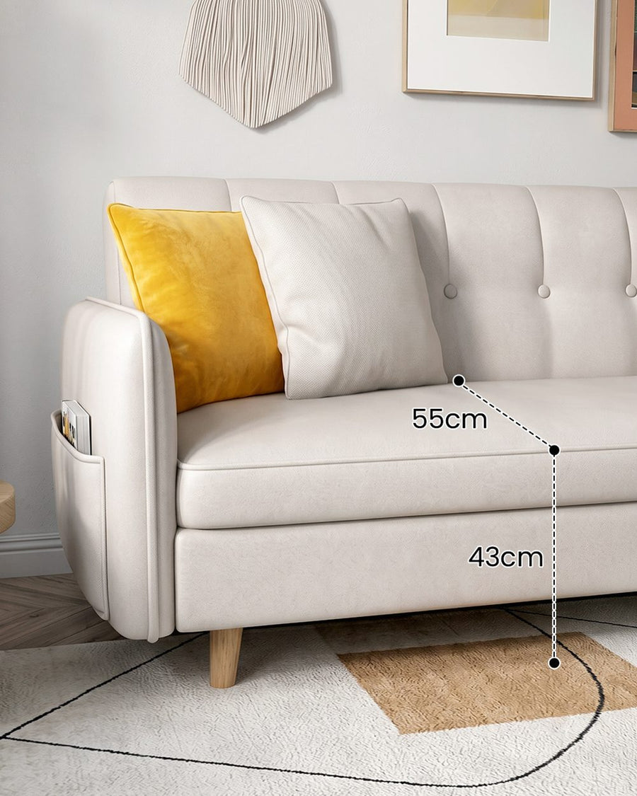 Elijah Four Seater Sofa Bed, Leathaire 产品图 16