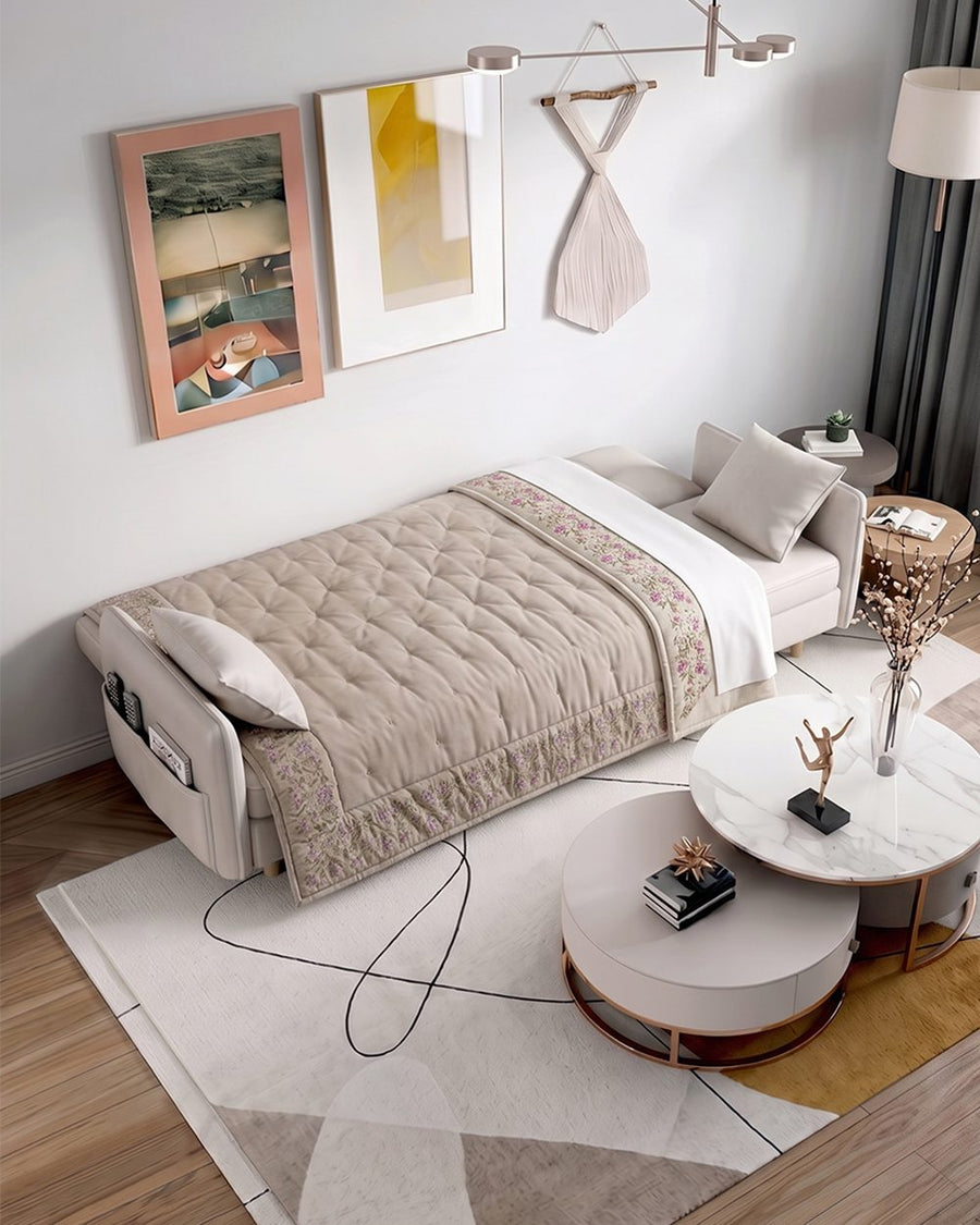Elijah Four Seater Sofa Bed, Leathaire 产品图 10