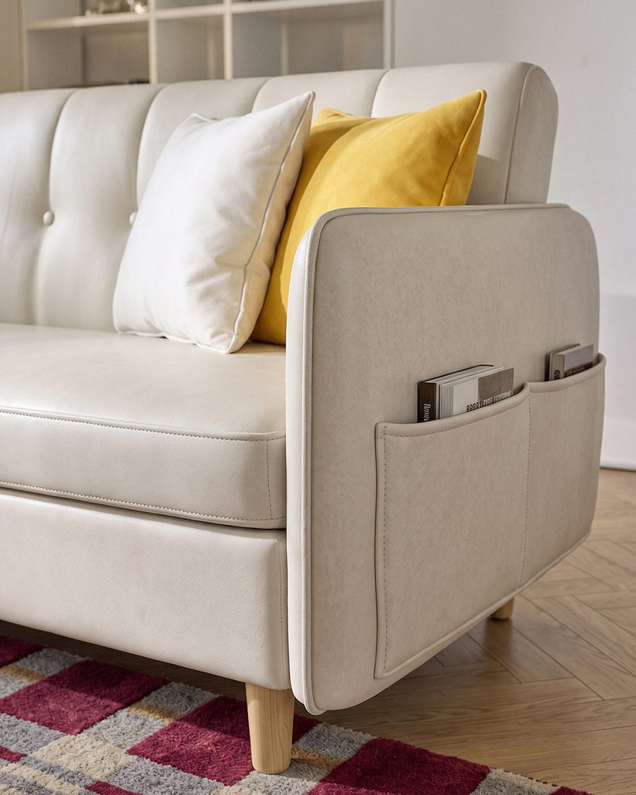 Elijah Four Seater Sofa Bed, Leathaire 产品图 16