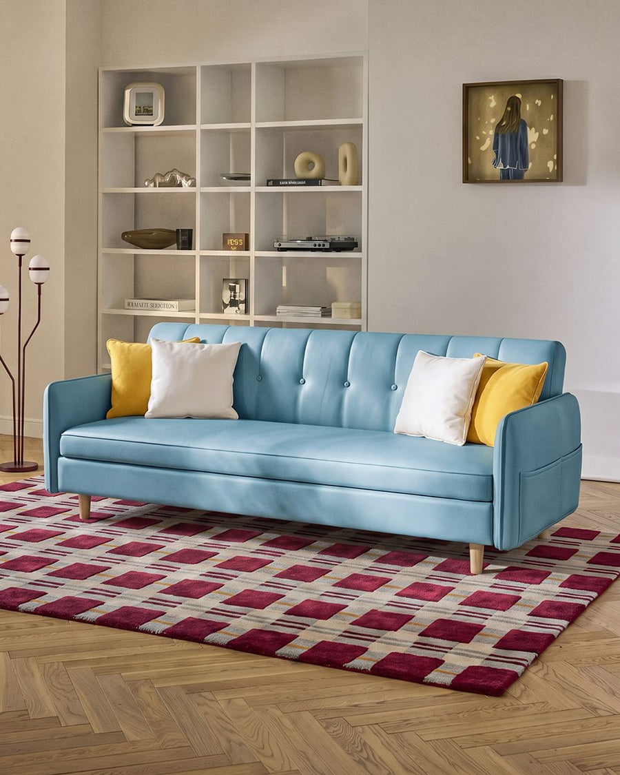 Elijah Four Seater Sofa Bed, Leathaire 产品图 19