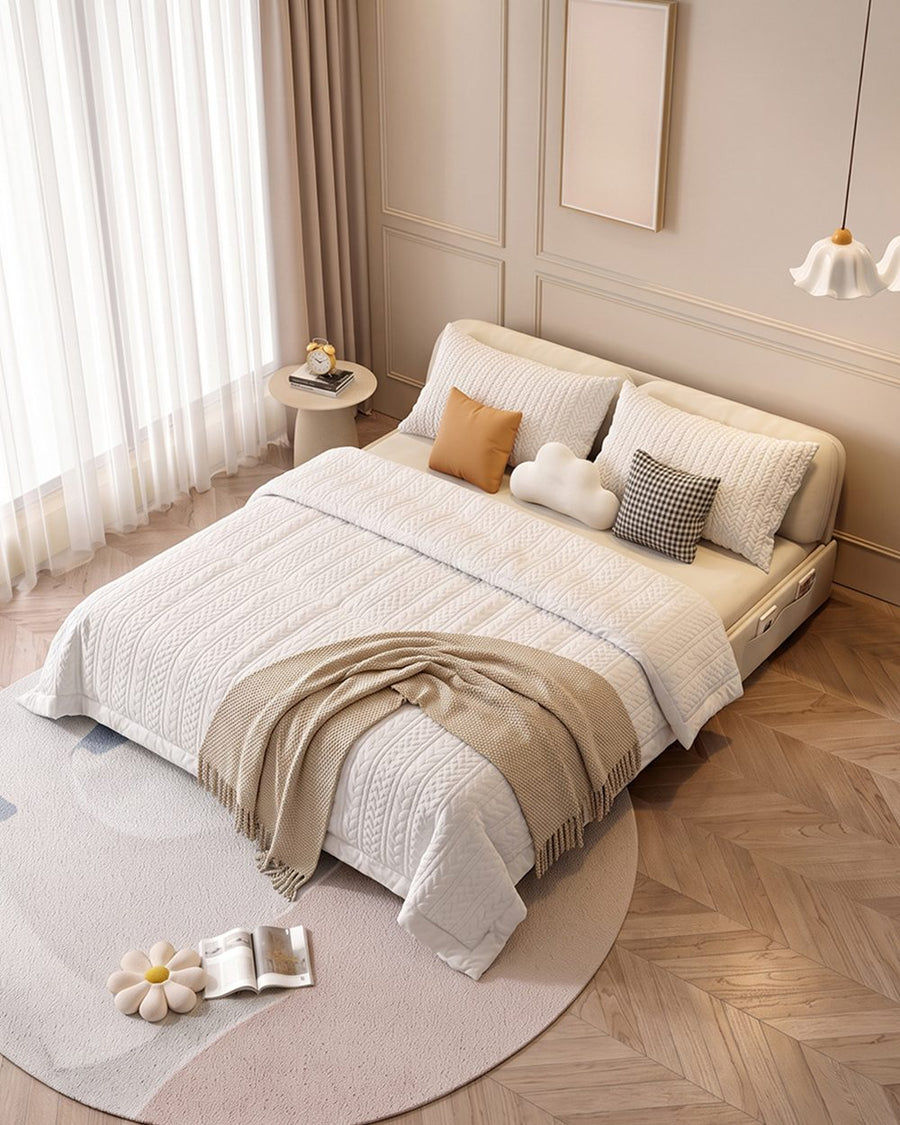 Emmanuel Two Seater Sofa Bed, Suede 产品图 11