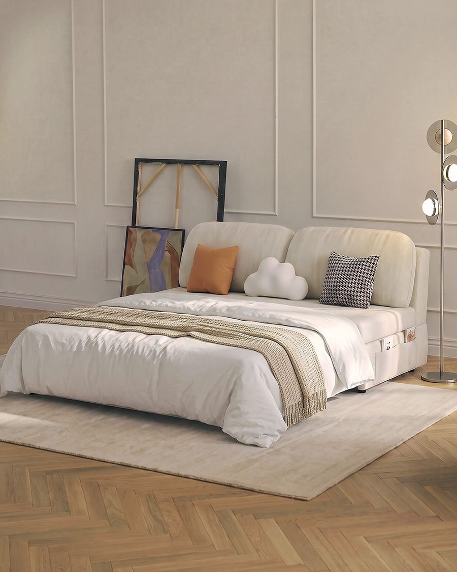Emmanuel Two Seater Sofa Bed, Velvet 产品图 13