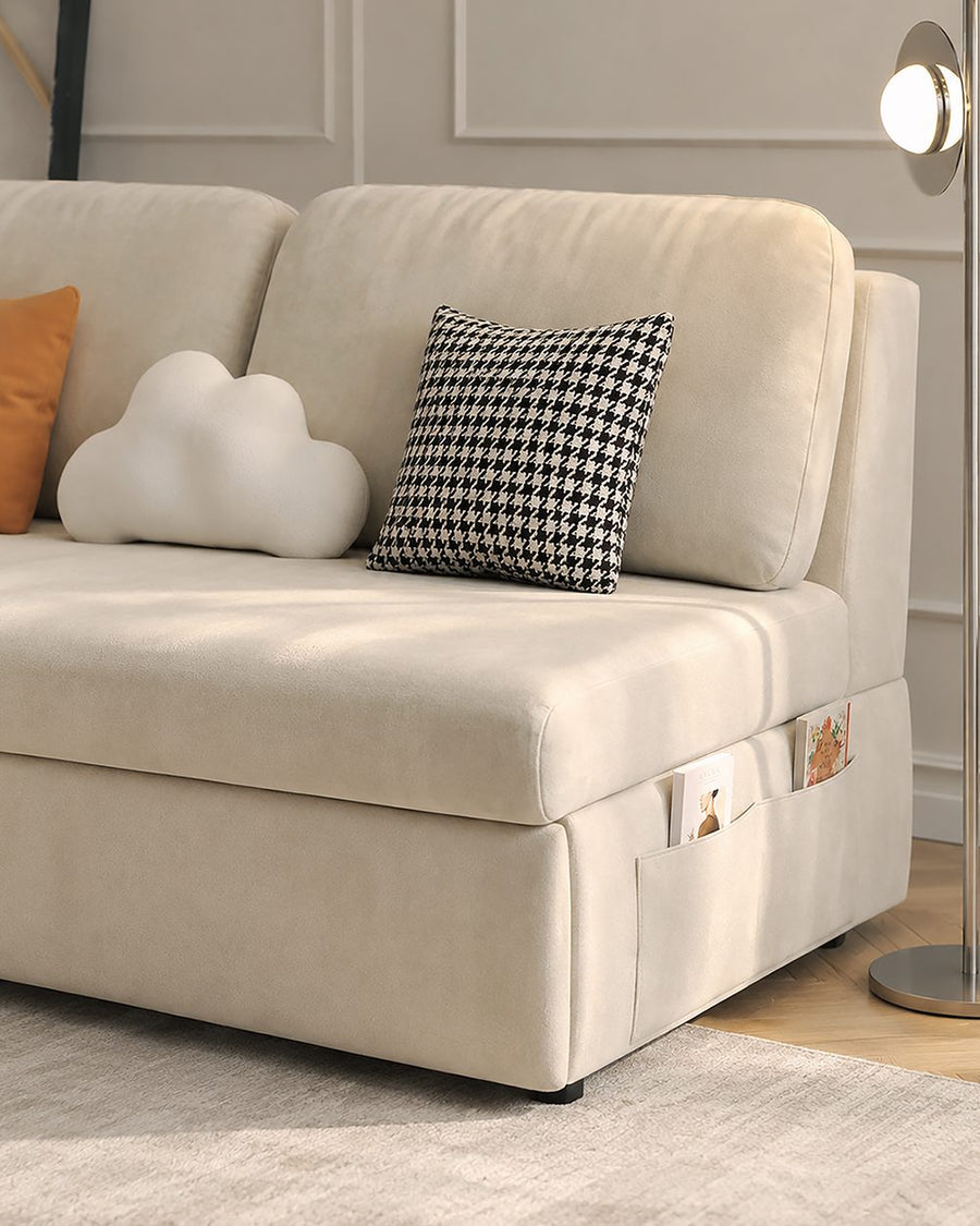 Emmanuel Two Seater Sofa Bed, Velvet 产品图 17