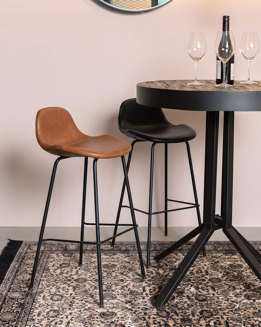 Upton Nordic Bar Stool, Leather 产品图 15