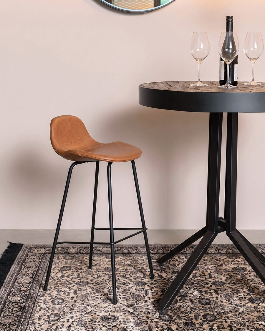 Upton Nordic Bar Stool, Leather 产品图 16