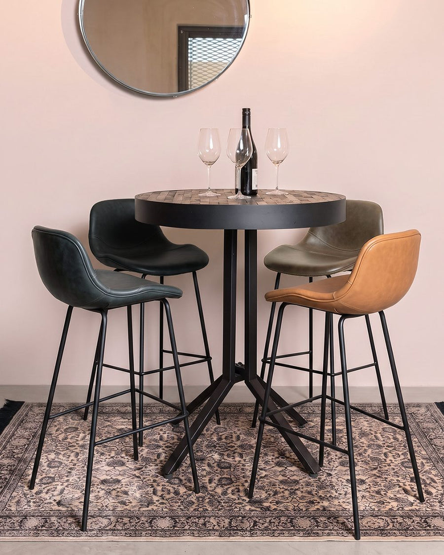 Upton Nordic Bar Stool, Leather 产品图 19