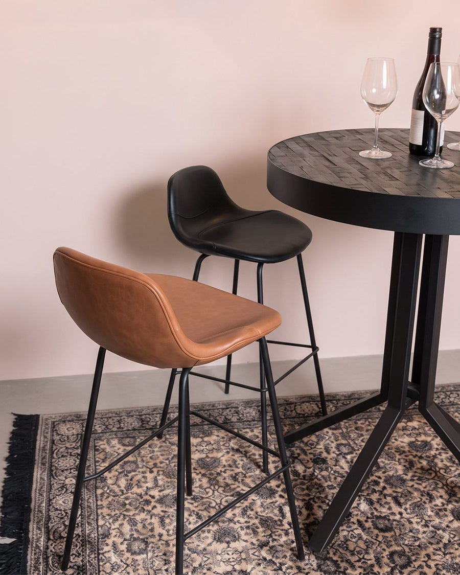 Upton Nordic Bar Stool, Leather 产品图 20